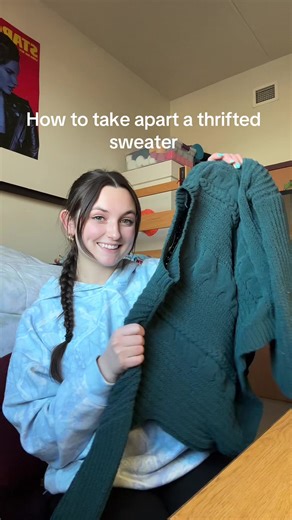 PSA: I do wash each sweater beforehand #thrift #crochet #froggingyarn #sustainability #satisfying