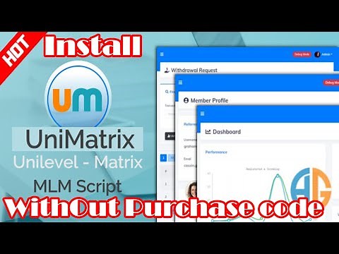 UniMatrix Membership - MLM Script | Unimatrix | No need Purchase code