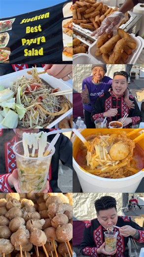 25K views · 375 reactions | Stockton Best Papaya Salad at The Hmong...