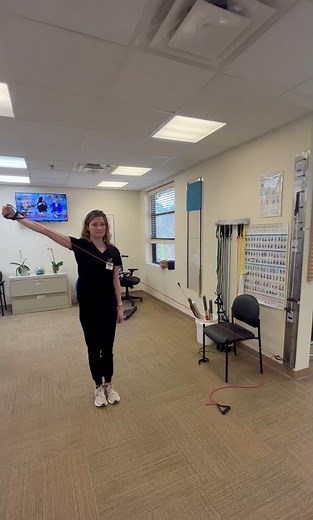 Occupational Therapy Exercises: Theraband Diagonal Shoulder Flexion & Abduction