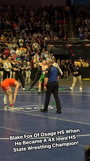 Blake Fox Of Osage HS When He Became A 4X Iowa HS State Wrestling Champion! | The Pin Doctors