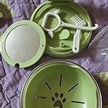 Retainer Case for Cleaning,No-Leak Mouth Guard Cute Retainer Case with Retainer Removal Tool and Brush (White Hanburger)