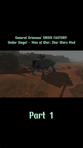 General Grievous' DROID FACTORY Under Siege! - Men of War: Star Wars Mod #stawars #clonewars #battle