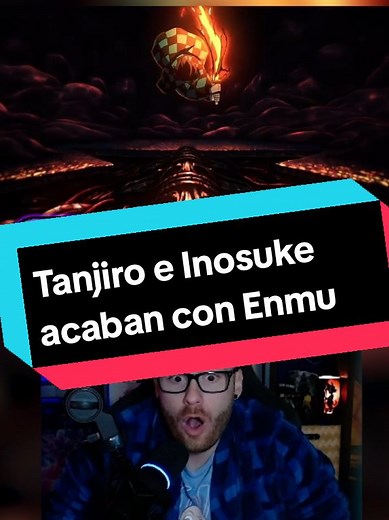 Tanjiro e Inosuke vencen a Enmu en Kimetsu no Yaiba