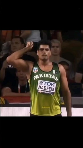 Arshad Nadeem gold medal heart winning moments ♥️ 💜 #parisolympics2024 #shorts