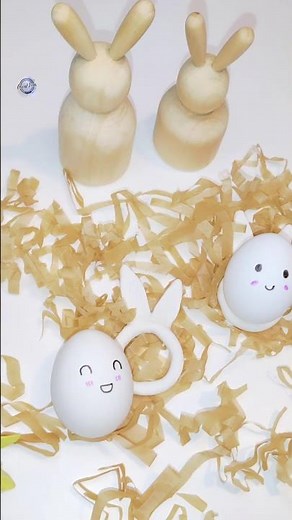 Easter DIY crafting idea | air dry clay egg holder