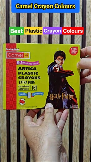 Camel Artica Plastic Crayon Colour Unboxing And Review 2026