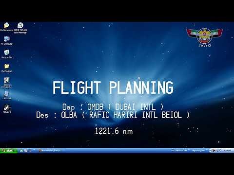 How to Calculate FUEL and FLIGHT PLAN Tutorial PMDG 747-400