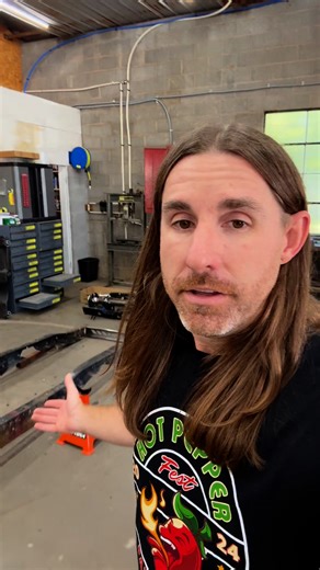 We’ve got the frame torn apart on Project Hang On 💪 Our 1976 autocross-inspired C10 build is getting serious! We’re loading up the Tinworks frame stiffener & @qa1suspension and frame and taking it out to to change up the color 👀🔥 What color do YOU think we’re going with? Drop your guesses below! 🎨👇 #C10 #Squarebody #ProjectHangOn #QA1 #tinworksfabrication | The Journey HQ