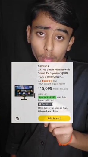 Samsung M5: TV aur Monitor Ek Saath! 🔥 Don't Buy a TV Before Watching This #smarttv #tech