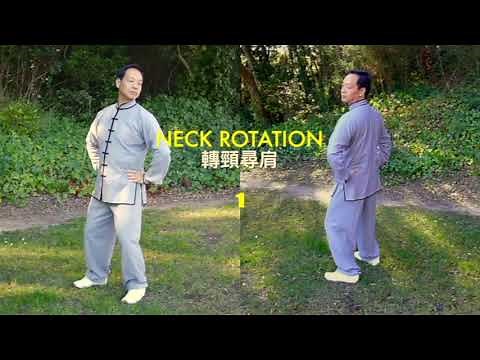 Silk Reeling Exercises of Taijiquan, Movement 1: Neck Rotation