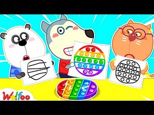 🎨 Who Draws Better – Wolfoo or Me? Let’s See! 🐨Pop It Challenge for Kids | Wolfoo Family