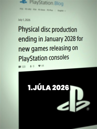 PlayStation práve zabilo fyzické hry...