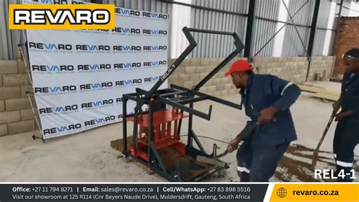 🚀 Start Your Own Brick-Making Business with the REL4-1 Egg Layer Machine! Looking to step into the world of brick and block manufacturing? The Revaro REL4-1 is the perfect entry-level solution — affordable, reliable, and easy to operate. ✅ Fantastic for individuals starting a small business ✅ Training provided by Revaro ✅ Produces high-quality bricks and blocks using manual or electric vibration ✅ Works with hand-mixed or mechanically-mixed aggregates (Recommended Mixer: 350L-D) ✅ Compact, dura