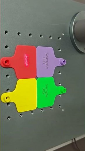 Efficient Cattle Tag Engraving with Our Fiber Laser Machine!