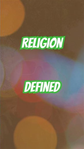 This is the true definition of religion. Religion simply explained nearly 2000 years ago.