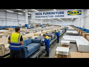 Inside Factory IKEA Furniture Mass Production (Full Factory Process)