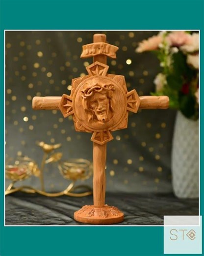 Set of Catholic Home Altar Table Jesus Christ in His Passion Altar Decor Crucifix Wall Art Cathol...