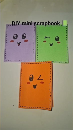 DIY Mini paper scrapbook ✨️💖 #shorts #viral #diy #craft #art