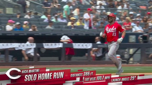 Nick Martini bringing the fireworks 🎆 | Cincinnati Reds