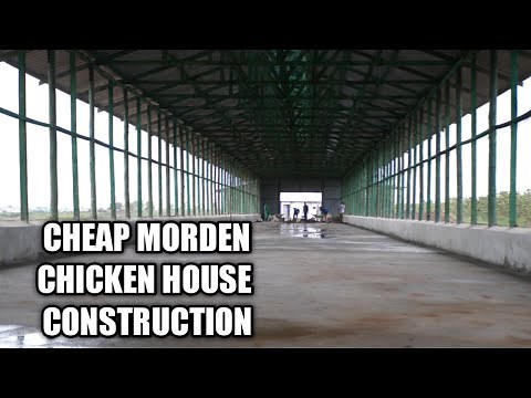 CHEAP MORDEN CHICKEN HOUSE CONSTRUCTION PART 1