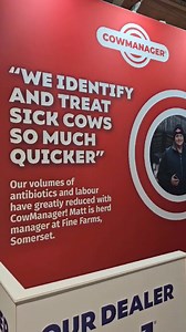 3.6K views · 34 reactions | Cowmanager at the Dairy Tech 2025 We gladly inform you about our Eartag monitoring system and our new innovations, YoungStock Monitoring - monitoring your herd from calf to cow. #cowmonitoring #eartag #innovation #youngstock #calf #cow #cowmanager #DairyTech | CowManager | Facebook