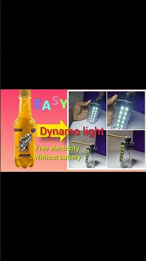 HOW TO MAKE DYNAMO LIGHT IN 5 MINUTES | dynamolight