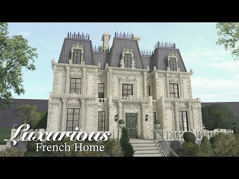 Bloxburg: Luxurious French Home | Roblox Bloxburg | Speedbuild