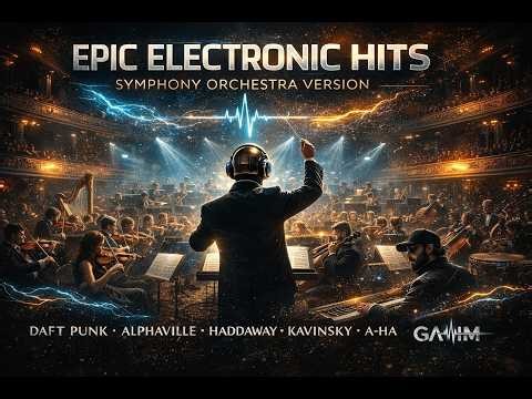 EPIC ELECTRONIC HITS — Symphony Orchestra Version | Daft Punk, Kavinsky, A-ha, Alphaville