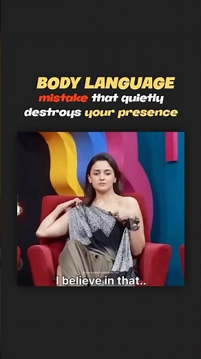 Stop Fidgeting | Body Language Matters