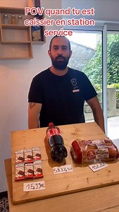 La vie de caissier en station service !! #parodies #humour #humourfrançais #rire#blague #divertissement #fypage | Paco Paquito-Mrkml