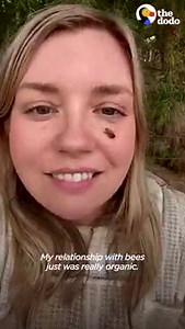 17M views · 214K reactions | This lady grabs honeybees by the handful to save them! | The Dodo | Facebook