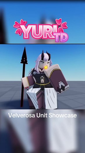 Velverosa Unit Showcase In Roblox Yuri Tower Defense made by StoneTboi #yuri #madokamagica #mageanddemonqueen #greenyuri #roblox