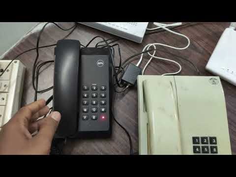 #BSNL Telephone How to do intercom connection ,single input multiple output for telephone connection