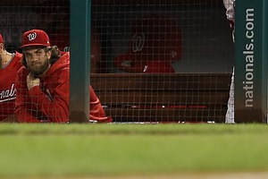 Bryce Harper takes next step in recovery from knee injury