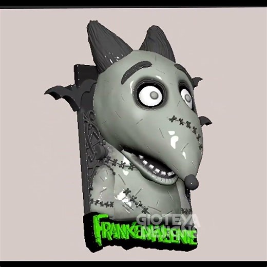 Frankenwinnie Sparky #Frankenwinnie #timburton #sparky #3dprinting #3dprinting #halloween #horror