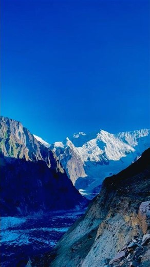 Majestic Snow Peak in Northern Pakistan | Nature’s Frozen Wonder