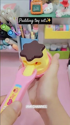 unbox pudding toy set#amichannel