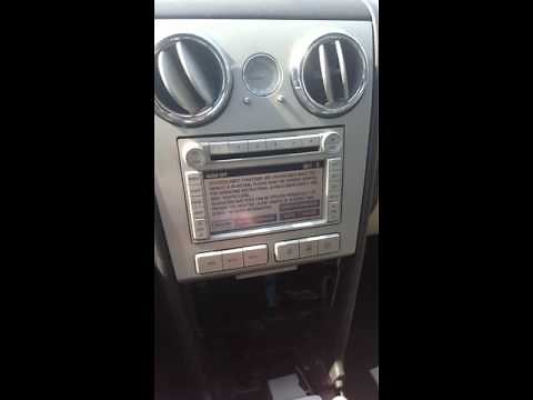 How to remove a radio on a lincoln mkz zephyr