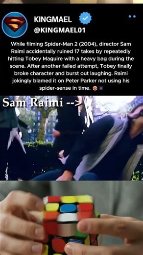 While Filming Spider-Man 2 (2004), Tobey Maguire Forgot His Spider-Sense 😂