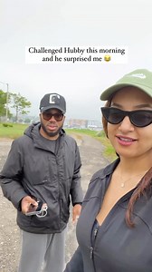 438K views · 10K reactions | Challenged Hubby this morning and he surprised me 藍 #lingandlamb #workout #couple #fun | Ling and Lamb | Facebook