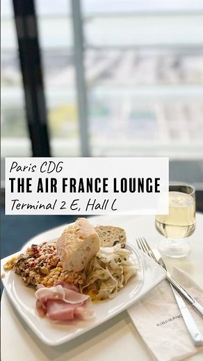 The Air France Lounge at Terminal 2E, Hall L - Paris - Charles de Gaulle Airport