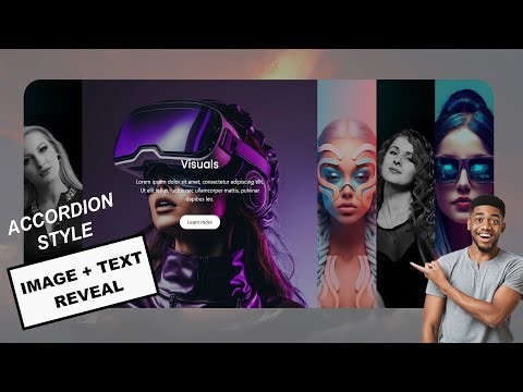 Expand Image On Hover Animation For Free | Image Reveal Accordion Style