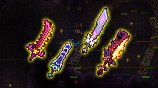 Terraria: Best Hardmode Swords, Ranked