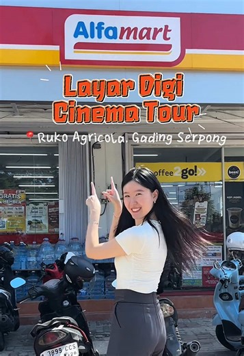 POV: nemu micro cinema di atas Alfamart 👀🍿 📍 Alfamart Ruko Agricola, Gading Serpong Nonton jadi lebih deket, lebih santai, dan pastinya lebih seru bareng temen-temen 😎 Tiket mulai dari 15K aja 🎫 tinggal dateng, pilih jam, langsung duduk manis Udah pada tau belum spot ini? 👇🔥 #LayarDigi #CinemaTour #MicroCinema #NontonDekatRumah #MovieNight