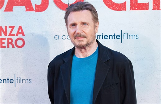 Liam Neeson and his son Daniel showed their support for Pamela Anderson at her final performance in Camino Real