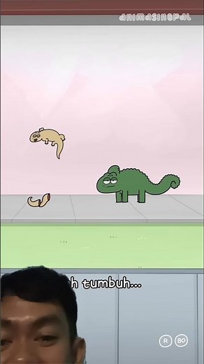 chameleon vs gecko 😂 #shorts #animation