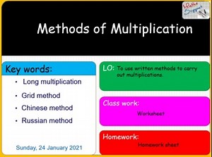 Methods of multiplication