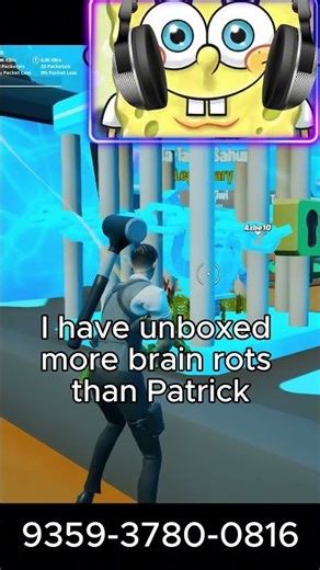 SPONGEBOB the gamer loves UNBOX A BRAINROT! 🤣😲 #unboxabrainrot #pandvil