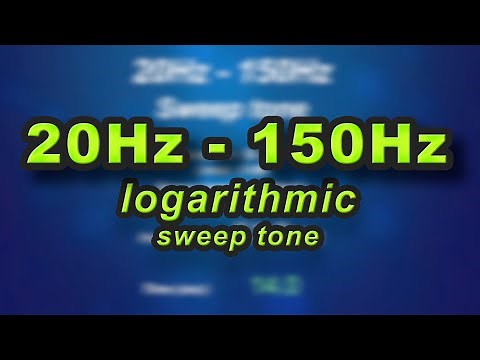 Bass Test: 20 Hz to 150 Hz Sweep tone (Bass Check)